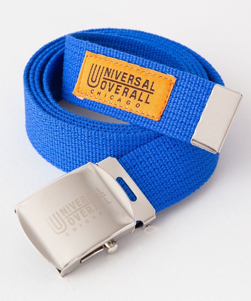 UNIVERSAL OVERALL(ユニバーサルオーバーオール)の「【UNIVERSAL OVERALL/ユニバーサルオーバーオール】ブランドロゴ刻印 ユニセックス GIロング ガチャベルト(ベルト・メンズ・ブラウン系その他/オフホワイト/ブラック/ネイビー/レッド/グレー/ピンク/イエロー/ブルー/グリーン・FREE)」の8枚目の写真