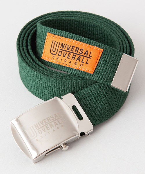 UNIVERSAL OVERALL(ユニバーサルオーバーオール)の「【UNIVERSAL OVERALL/ユニバーサルオーバーオール】ブランドロゴ刻印 ユニセックス GIロング ガチャベルト(ベルト・メンズ・ブラウン系その他/オフホワイト/ブラック/ネイビー/レッド/グレー/ピンク/イエロー/ブルー/グリーン・FREE)」の6枚目の写真