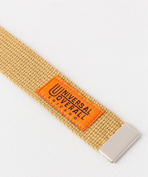UNIVERSAL OVERALL(ユニバーサルオーバーオール)の「【UNIVERSAL OVERALL/ユニバーサルオーバーオール】ブランドロゴ刻印 ユニセックス GIロング ガチャベルト(ベルト・メンズ・ブラウン系その他/オフホワイト/ブラック/ネイビー/レッド/グレー/ピンク/イエロー/ブルー/グリーン・FREE)」の12枚目の写真