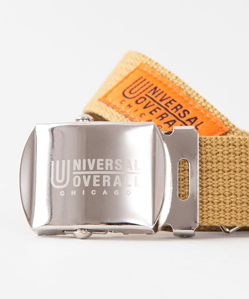 UNIVERSAL OVERALL(ユニバーサルオーバーオール)の「【UNIVERSAL OVERALL/ユニバーサルオーバーオール】ブランドロゴ刻印 ユニセックス GIロング ガチャベルト(ベルト・メンズ・ブラウン系その他/オフホワイト/ブラック/ネイビー/レッド/グレー/ピンク/イエロー/ブルー/グリーン・FREE)」の11枚目の写真