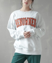 SPINNS | 【ゆったりシルエット】RENOWNED裏起毛カレッジスウェット(スウェット)