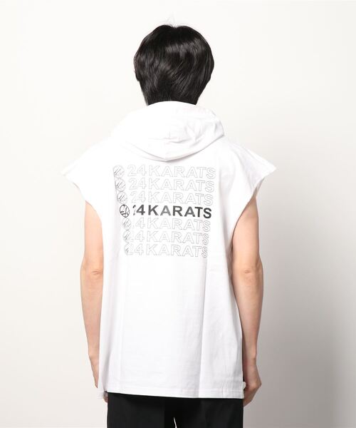 24karats（トゥウェンティーフォーカラッツ）の「24 Icons Hoodie NS（パーカー・メンズ・レッド/ホワイト/ブラック・MEDIUM/SMALL）」の14枚目の写真