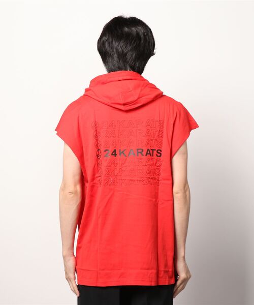 24karats（トゥウェンティーフォーカラッツ）の「24 Icons Hoodie NS（パーカー・メンズ・レッド/ホワイト/ブラック・MEDIUM/SMALL）」の19枚目の写真