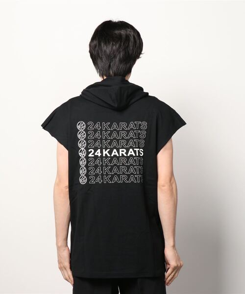 24karats（トゥウェンティーフォーカラッツ）の「24 Icons Hoodie NS（パーカー・メンズ・レッド/ホワイト/ブラック・MEDIUM/SMALL）」の7枚目の写真