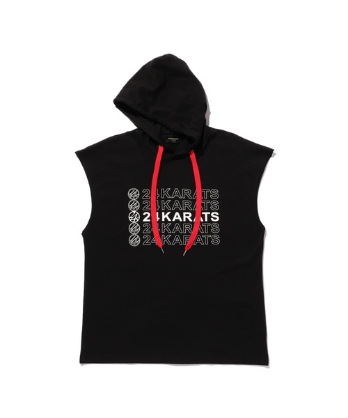 24karats（トゥウェンティーフォーカラッツ）の「24 Icons Hoodie NS（パーカー・メンズ・レッド/ホワイト/ブラック・MEDIUM/SMALL）」の12枚目の写真