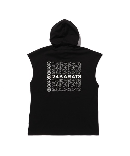 24karats（トゥウェンティーフォーカラッツ）の「24 Icons Hoodie NS（パーカー・メンズ・レッド/ホワイト/ブラック・MEDIUM/SMALL）」の8枚目の写真