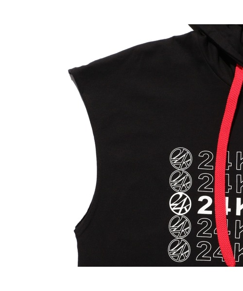 24karats（トゥウェンティーフォーカラッツ）の「24 Icons Hoodie NS（パーカー・メンズ・レッド/ホワイト/ブラック・MEDIUM/SMALL）」の13枚目の写真