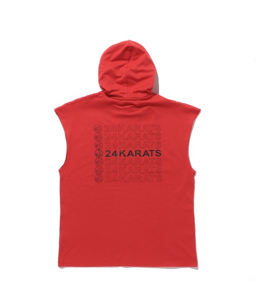 24karats（トゥウェンティーフォーカラッツ）の「24 Icons Hoodie NS（パーカー・メンズ・レッド/ホワイト/ブラック・MEDIUM/SMALL）」の9枚目の写真