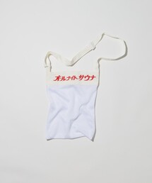 SAUVENIR/サウベニア 別注 メッシュショルダーバック 極楽湯コラボ