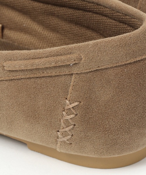 studio CLIP（スタディオクリップ）の「クッション撥水モカシン（モカシン/デッキシューズ・レディース・ブラック/ベージュ・MEDIUM/LARGE）」の9枚目の写真