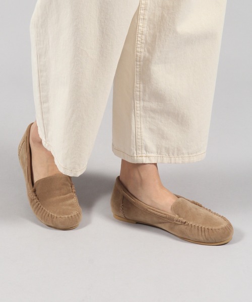 studio CLIP（スタディオクリップ）の「クッション撥水モカシン（モカシン/デッキシューズ・レディース・ブラック/ベージュ・MEDIUM/LARGE）」の10枚目の写真