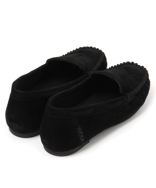 studio CLIP（スタディオクリップ）の「クッション撥水モカシン（モカシン/デッキシューズ・レディース・ブラック/ベージュ・MEDIUM/LARGE）」の6枚目の写真