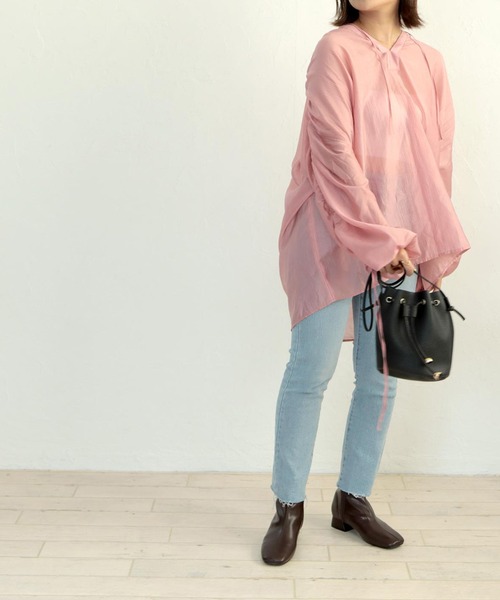 grandfleur（グランドフルール）の「【S～3L】スクエアトゥローヒールストレッチショートブーツ（ブーツ・レディース・ブラック/ダークブラウン/ベージュ系その他/アイボリー・3L/L/S/LL/M）」の5枚目の写真