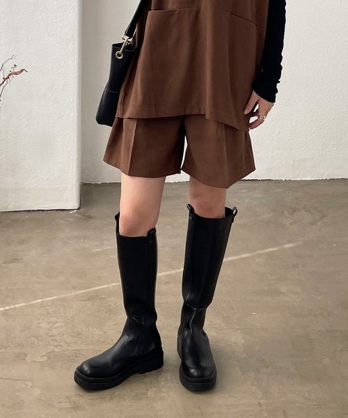 Shelly island（シェリーアイランド）の「ショートパンツ（その他パンツ・レディース・ブラック/ブラウン/その他1・M）」の19枚目の写真