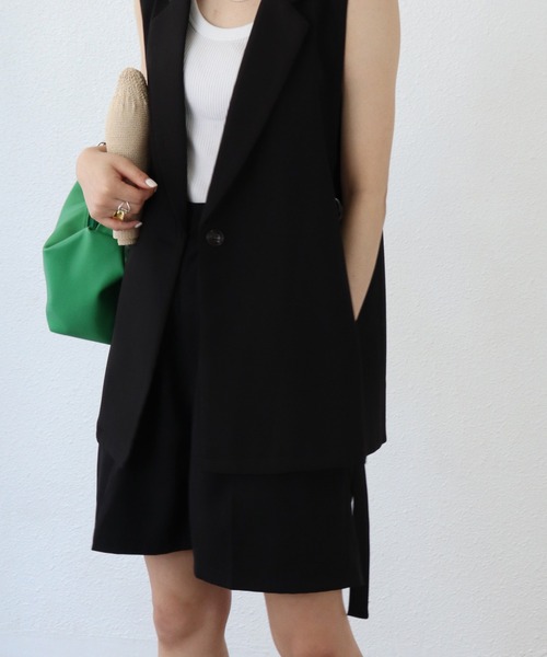 Shelly island（シェリーアイランド）の「ショートパンツ（その他パンツ・レディース・ブラック/ブラウン/その他1・M）」の7枚目の写真