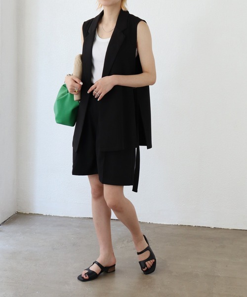 Shelly island（シェリーアイランド）の「ショートパンツ（その他パンツ・レディース・ブラック/ブラウン/その他1・M）」の8枚目の写真