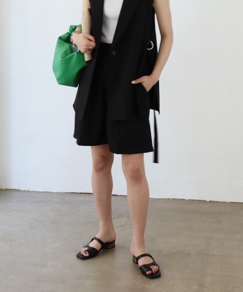 Shelly island（シェリーアイランド）の「ショートパンツ（その他パンツ・レディース・ブラック/ブラウン/その他1・M）」の9枚目の写真