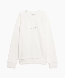 agnes b. ♡ロゴスウェット　春ナチュラル　シンプル　上品カジュアル agnes b.｜アニエスベー（レディース）のスウェット通販 - ZOZOTOWN