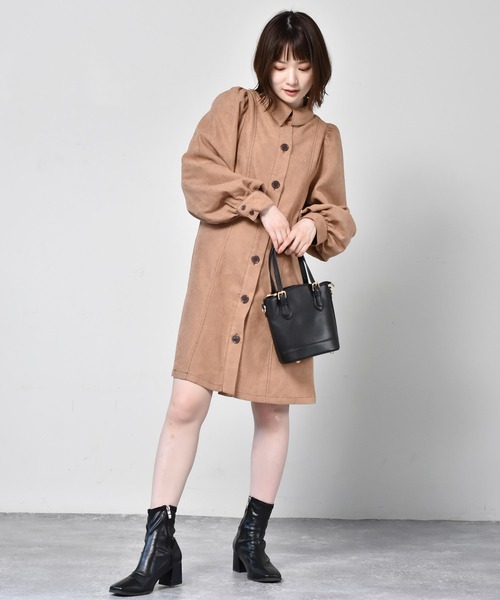 RETRO GIRL（レトロガール）の「バルーン袖チュニックワンピース