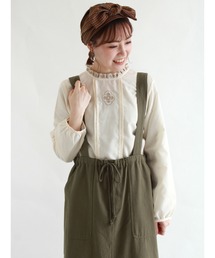 ehka sopo | 単色刺繍ブラウス(シャツ/ブラウス)