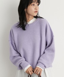 earth music&ecology | エアリーショートニット ＊(ニット/セーター)