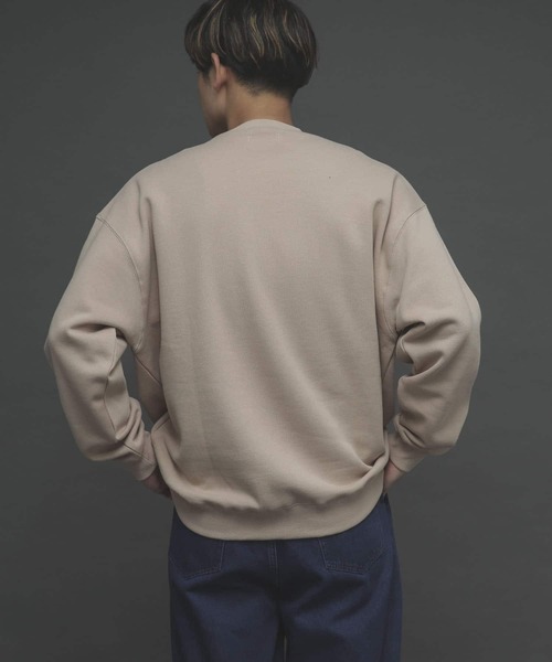 SENSE OF PLACE by URBAN RESEARCH（センスオブプレイスバイアーバンリサーチ）の「『別注』TeddyBear×SENSE OF PLACE　テディベアウラキモウスウェットB（スウェット・メンズ・ブラック/ベージュ/ブルー/オレンジ・MEDIUM/LARGE）」の14枚目の写真