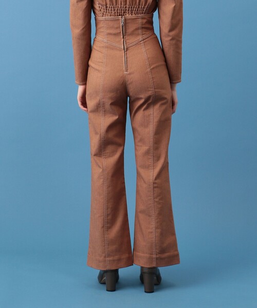 ME COUTURE（ミークチュール）の「セパレートオールインワン（その他パンツ・レディース・ブラウン/インディゴブルー・0/1）」の8枚目の写真