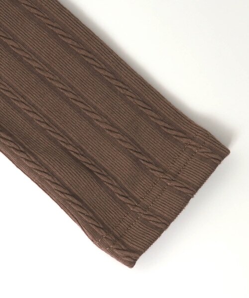 apres les cours（アプレレクール）の「チュールスカッツ 9分丈（スカート・キッズ・ブラウン/ライトグレー・80/100/130/120/110/90）」の4枚目の写真