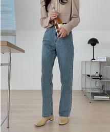 mood for a day | waggy denim / ハイウエストストレートデニム(デニムパンツ)