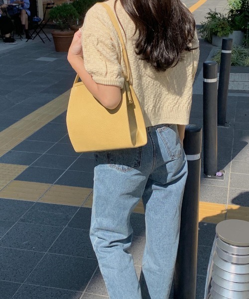 mood for a day（ムードフォーアデイ）の「waggy denim / ハイウエストストレートデニム（デニムパンツ・レディース・ブルー・SMALL/MEDIUM）」の15枚目の写真