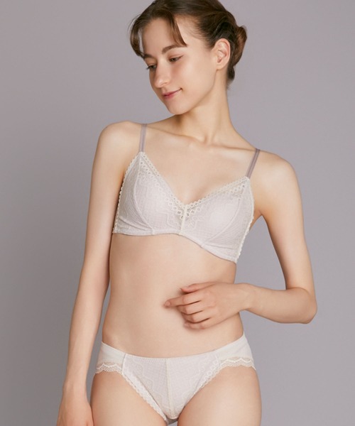 une nana cool ウンナナクール　ブラジャーセット D65 花柄 5点 une nana cool ウンナナクール Accent flower 3/4カップ