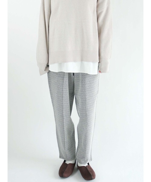 幾何柄テーパードパンツ その他パンツ その他パンツ パンツ Lugnoncure ルノンキュール のファッション セール 幾何柄テーパードパンツ その他パンツ その他パンツ パンツ Lugnoncure ルノンキュール のファッション セール