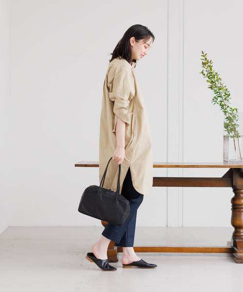 collex（コレックス）の「【Alltid】レザーボストンバッグ