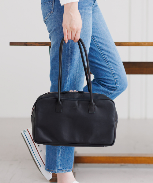 collex（コレックス）の「【Alltid】レザーボストンバッグ（ボストンバッグ・レディース・ブラック・フリー）」の10枚目の写真