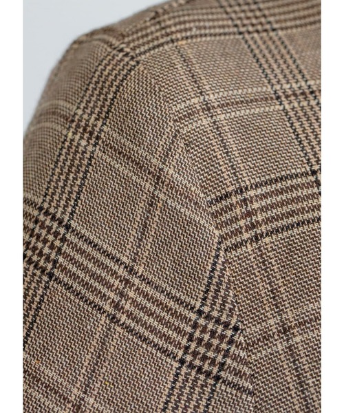 STYLE DELI(スタイルデリ)の「【LUXE】グレンチェック柄プリーツ切替ワンピース(ワンピース・レディース・ブラックミックス/ブラウン系その他・01/02)」の14枚目の写真