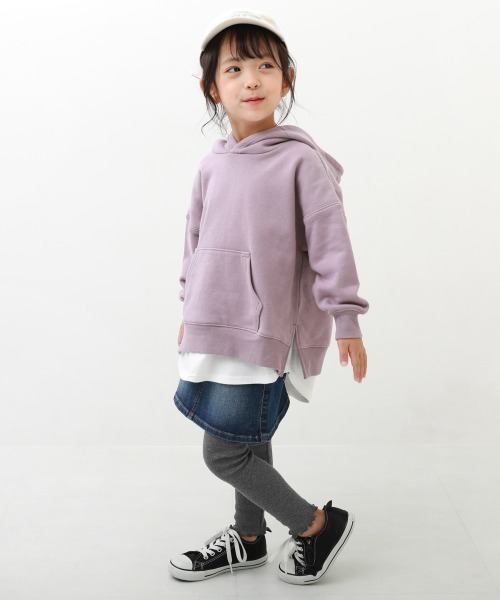 devirock(デビロック)の「メロウリブレギンス(レギンス/スパッツ・キッズ・ブラック/アイボリー/杢グレー/グレー系その他/ヘザーチャコール/グリーン系2・110cm/100cm/120cm/130cm/140cm/150cm/160cm/90cm/80cm)」の9枚目の写真