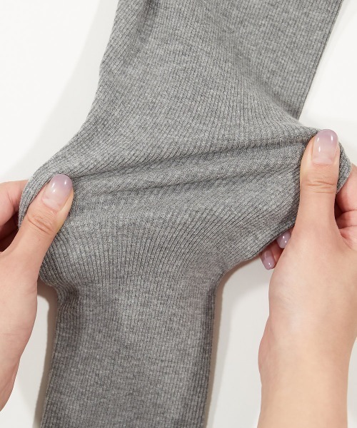 devirock(デビロック)の「メロウリブレギンス(レギンス/スパッツ・キッズ・ブラック/アイボリー/杢グレー/グレー系その他/ヘザーチャコール/グリーン系2・110cm/100cm/120cm/130cm/140cm/150cm/160cm/90cm/80cm)」の11枚目の写真