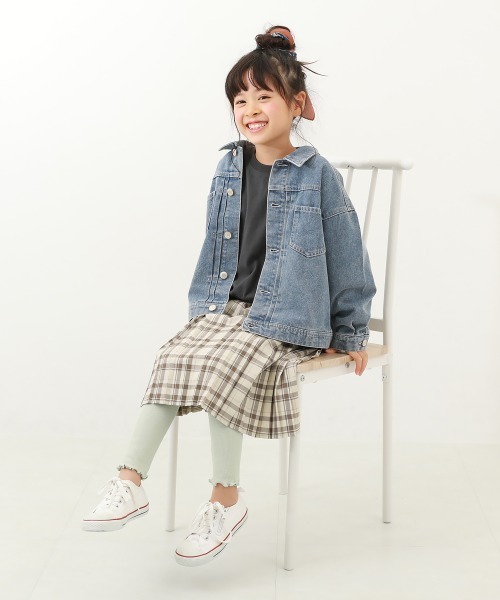 devirock(デビロック)の「メロウリブレギンス(レギンス/スパッツ・キッズ・ブラック/アイボリー/杢グレー/グレー系その他/ヘザーチャコール/グリーン系2・110cm/100cm/120cm/130cm/140cm/150cm/160cm/90cm/80cm)」の18枚目の写真