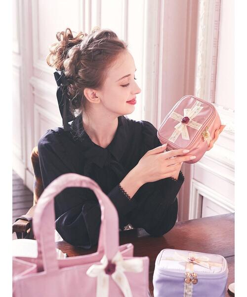 葉日月様ご予約ꕤメリーボンボン ꕤ バッグ型 BOXポーチ♪handmade ♪ 葉日月様ご予約ꕤメリーボンボン ꕤ バッグ型 BOXポーチ♪handmade