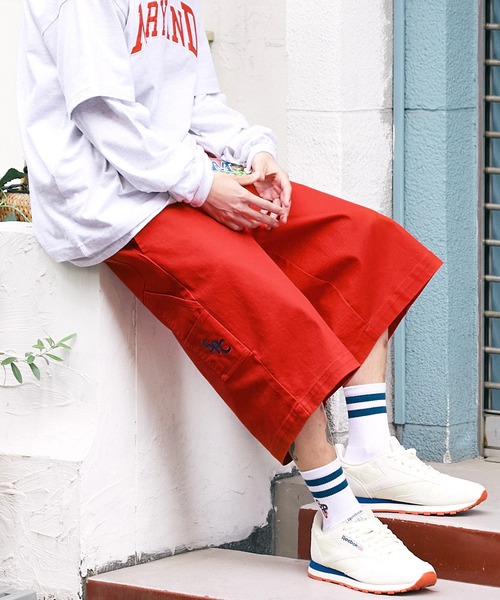 SPOC STORE（スポックストア）の「【SPOC STORE】カラーリングぺインターハーフパンツ（その他パンツ・メンズ・エメラルド/ブラック/レッド/イエロー/ブルー/グリーン/ベージュ/カモフラージュ・S/M/L）」の7枚目の写真