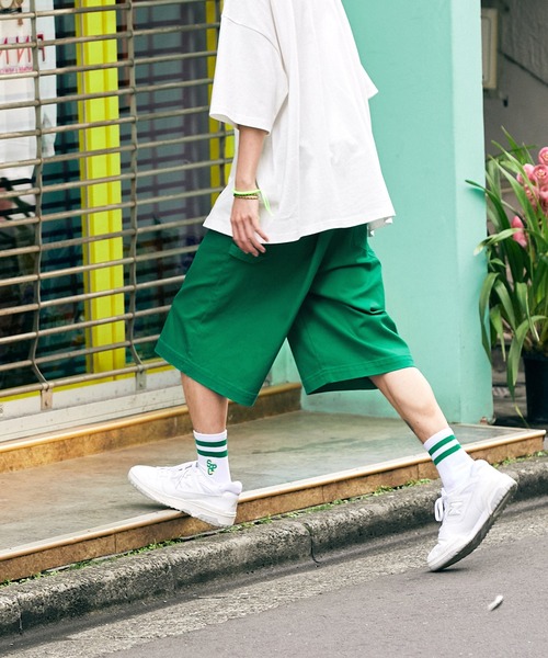 SPOC STORE（スポックストア）の「【SPOC STORE】カラーリングぺインターハーフパンツ（その他パンツ・メンズ・エメラルド/ブラック/レッド/イエロー/ブルー/グリーン/ベージュ/カモフラージュ・S/M/L）」の15枚目の写真