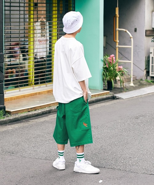 SPOC STORE（スポックストア）の「【SPOC STORE】カラーリングぺインターハーフパンツ（その他パンツ・メンズ・エメラルド/ブラック/レッド/イエロー/ブルー/グリーン/ベージュ/カモフラージュ・S/M/L）」の12枚目の写真