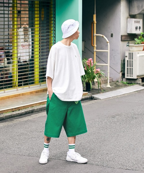 SPOC STORE（スポックストア）の「【SPOC STORE】カラーリングぺインターハーフパンツ（その他パンツ・メンズ・エメラルド/ブラック/レッド/イエロー/ブルー/グリーン/ベージュ/カモフラージュ・S/M/L）」の17枚目の写真