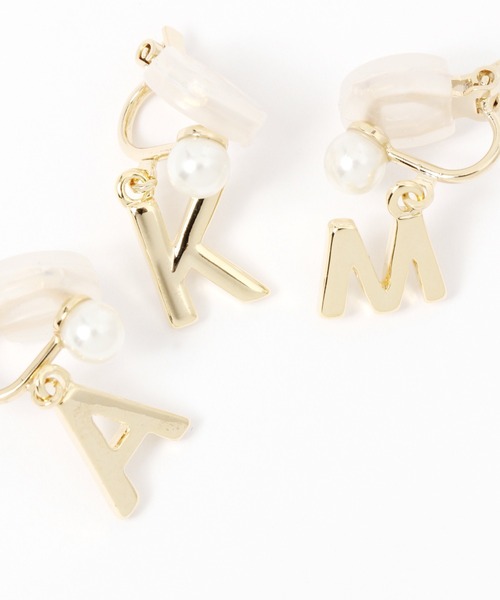 幸せになろう… イヤリング価格となっております セール】イニシャルイヤリング/260119（イヤリング）｜GLOBAL