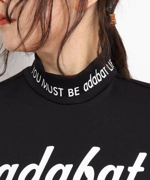 adabat(アダバット)の「◆モックネック長袖シャツ NEWスタンダードシリーズ(Tシャツ/カットソー・レディース・ブラック・38/42/36/40)」の5枚目の写真