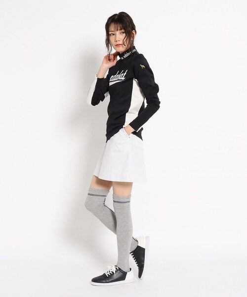 adabat(アダバット)の「◆モックネック長袖シャツ NEWスタンダードシリーズ(Tシャツ/カットソー・レディース・ブラック・38/42/36/40)」の10枚目の写真