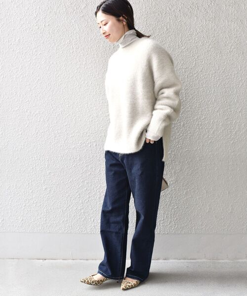 SHIPS（シップス）の「〈手洗い可能〉クレーピーナチュラルリブタートルネック（その他トップス・レディース・ホワイト/ライトグレー/ブラック・ONE SIZE）」の21枚目の写真