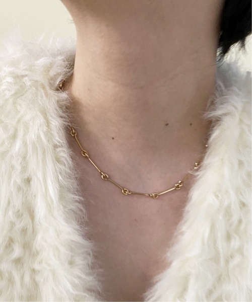 EDIT. FOR LULU（エディットフォールル）の「【LAURA LOMBARDI/ローラロンバルディ】チェーンネックレス（ネックレス・レディース・ゴールド・FREE）」の2枚目の写真