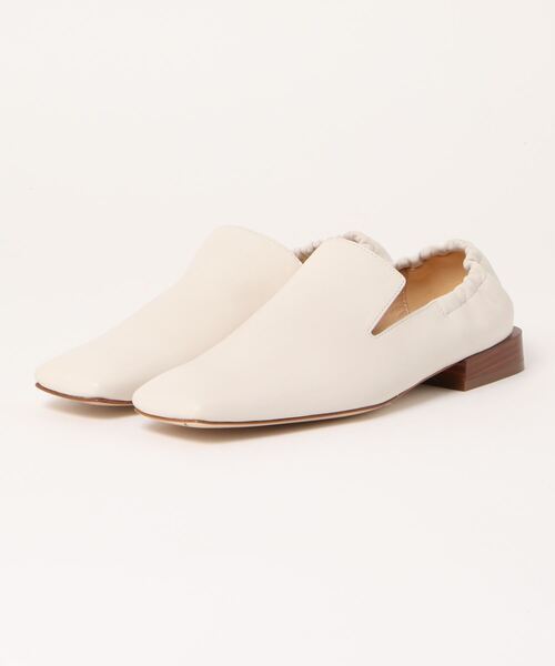 FABIO RUSCONI（ファビオルスコーニ）の「【FABIO RUSCONI】スクエアトウギャザースリッポンシューズ(F21600)（スリッポン・レディース・ベージュ/アイボリー/ブラック・38/37/39/36/35）」の10枚目の写真