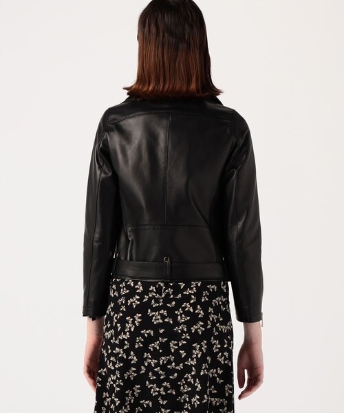 【美品】CINQUANTA50ブラックラムレザージャケット 美品】CINQUANTA50ブラックラムレザージャケット